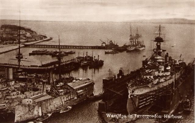 Warships in Invergordon, Cromarty Firth