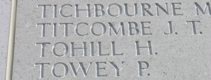 Henry Tohill inscription