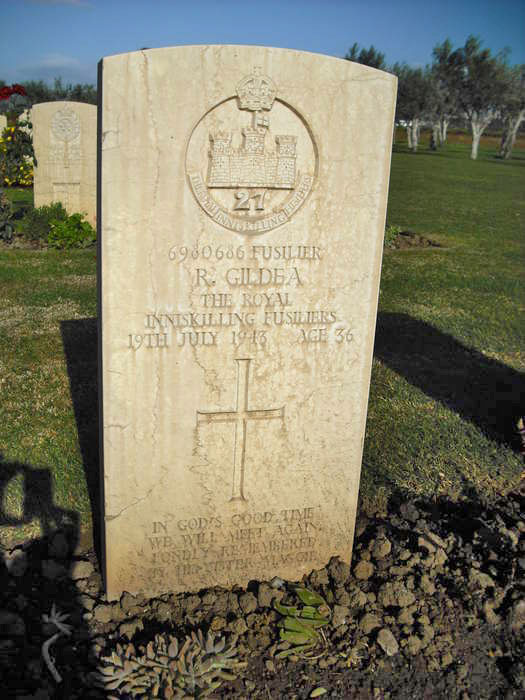 Photo of  Robert Gildea headstone