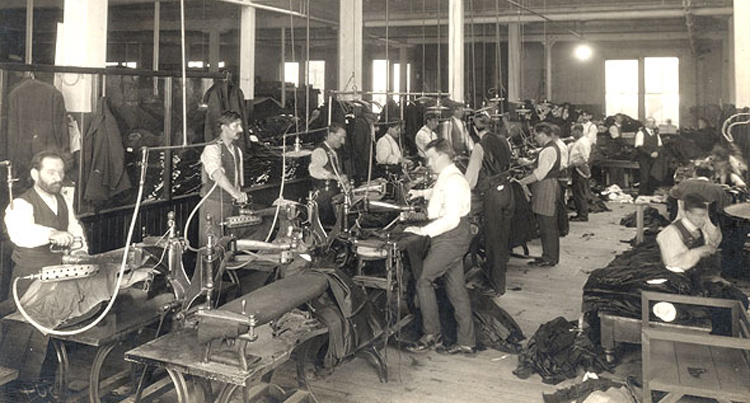 Eaton's store factory, Toronto, 1901