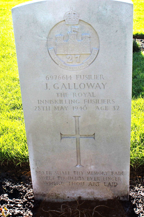 John Galloway gravestone