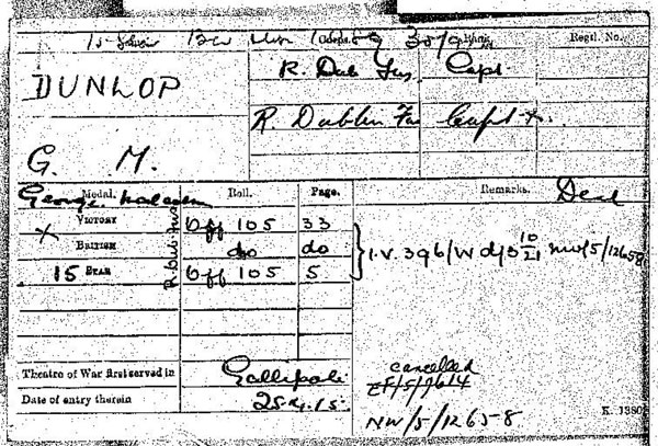 Medal card