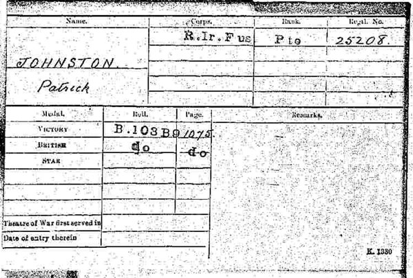 Medal card